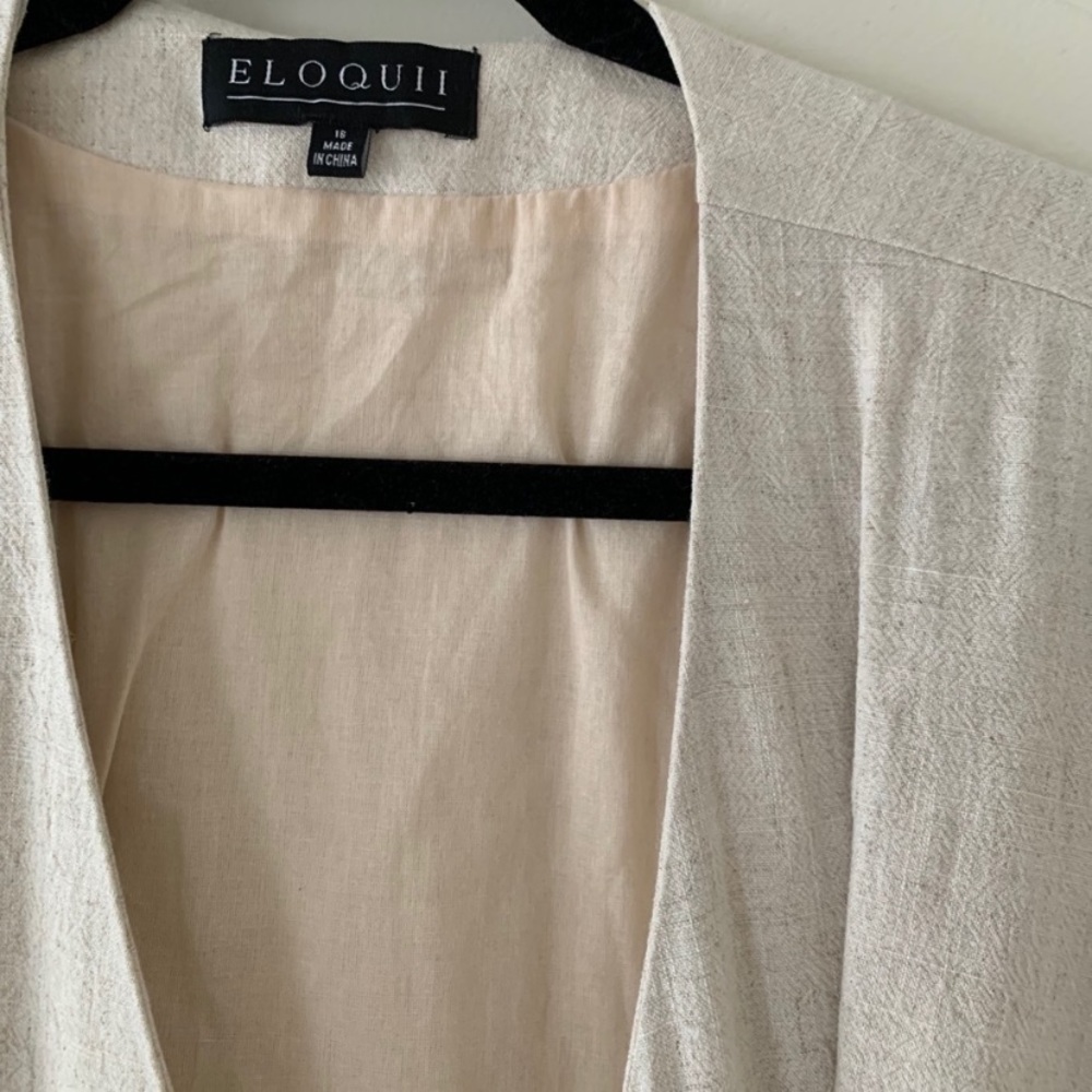 Linen wrap dress! - Picture 5 of 5